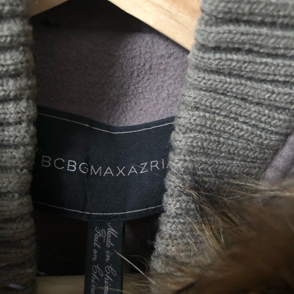 BCBGMAXAZRIA Mixed Media Coat - Picture 5 of 8